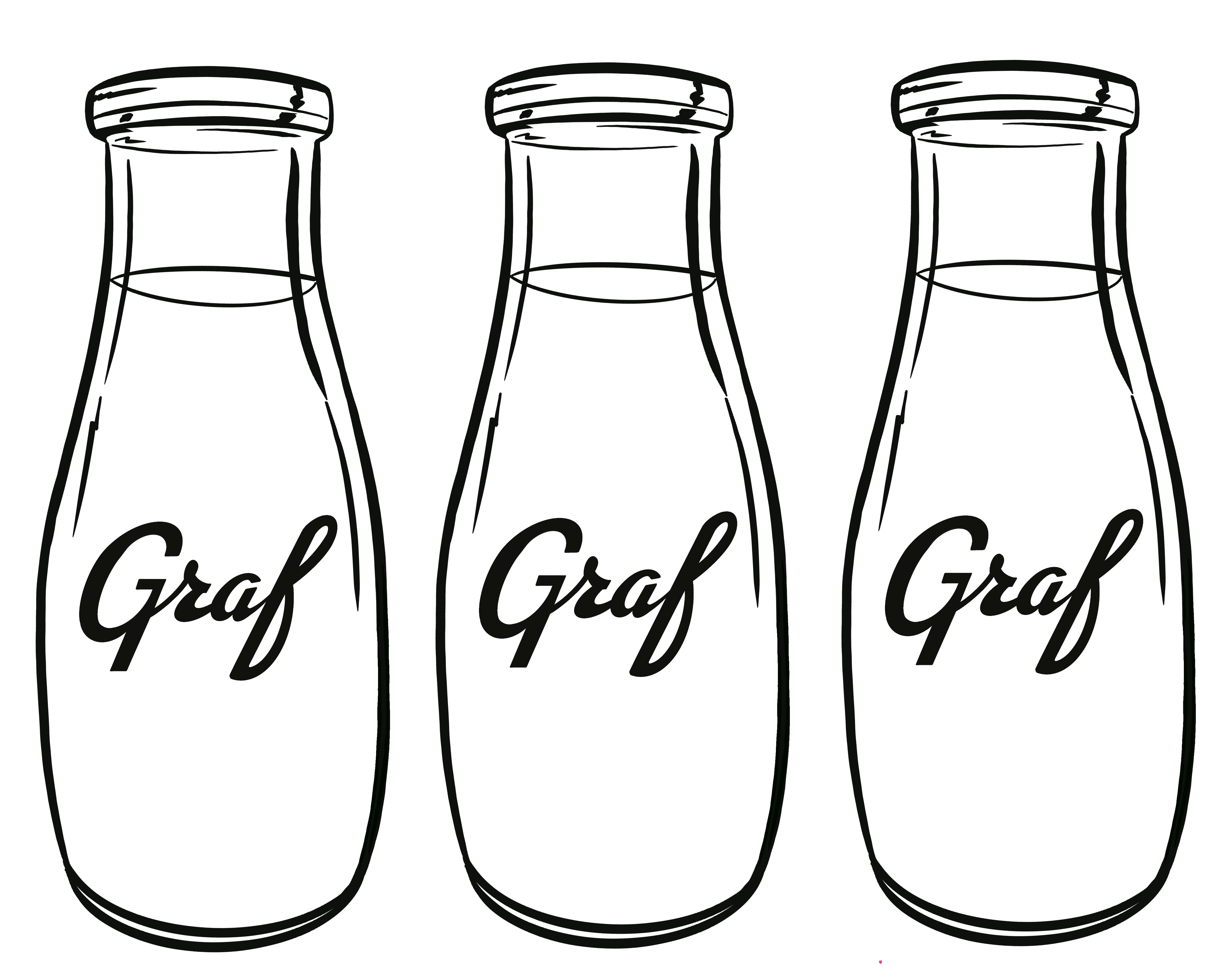 graf dairy bottles