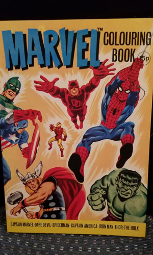 marvel coloring book