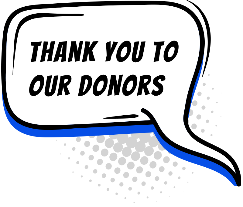 thank you to our donors